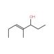 4-Methyl-4-hepten-3-ol (CAS 81280-12-8) - chemical structure image