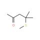 4-Methyl-4-(methylthio)pentan-2-one (CAS 23550-40-5) - chemical structure image