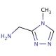 (4-methyl-4H-1,2,4-triazol-3-yl)methylamine - chemical structure image