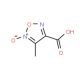 4-Methyl-5-oxy-furazan-3-carboxylic acid - chemical structure image