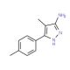 4-Methyl-5-p-tolyl-2H-pyrazol-3-ylamine - chemical structure image