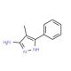 4-Methyl-5-phenyl-2H-pyrazol-3-ylamine (CAS 890014-38-7) - chemical structure image