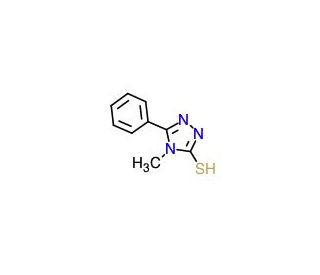4-Methyl-5-phenyl-4H-[1,2,4]triazole-3-thiol (CAS 38942-51-7) - chemical structure image