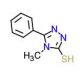 4-Methyl-5-phenyl-4H-[1,2,4]triazole-3-thiol (CAS 38942-51-7) - chemical structure image