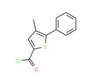 4-methyl-5-phenylthiophene-2-carbonyl chloride - chemical structure image