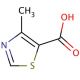 4-Methyl-5-thiazolecarboxylic acid (CAS 20485-41-0) - chemical structure image