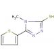 4-methyl-5-thien-2-yl-4H-1,2,4-triazole-3-thiol (CAS 68744-66-1) - chemical structure image