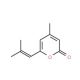 4-Methyl-6-(2-methyl-1-propen-1-yl)-2H-pyran-2-one (CAS 4394-72-3) - chemical structure image