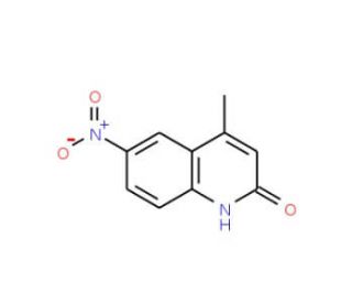 4-Methyl-6-nitroquinolin-2-ol - chemical structure image