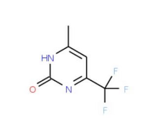 4-Methyl-6-(trifluoromethyl)pyrimidin-2-ol (CAS 91606-60-9) - chemical structure image