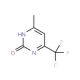4-Methyl-6-(trifluoromethyl)pyrimidin-2-ol (CAS 91606-60-9) - chemical structure image