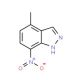 4-Methyl-7-nitro-1H-indazole (CAS 104103-06-2) - chemical structure image