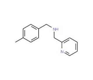 (4-Methyl-benzyl)-pyridin-2-ylmethyl-amine - chemical structure image