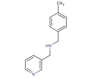 (4-Methyl-benzyl)-pyridin-3-ylmethyl-amine - chemical structure image