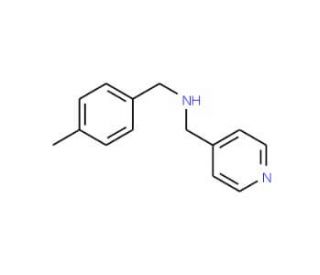 (4-Methyl-benzyl)-pyridin-4-ylmethyl-amine - chemical structure image