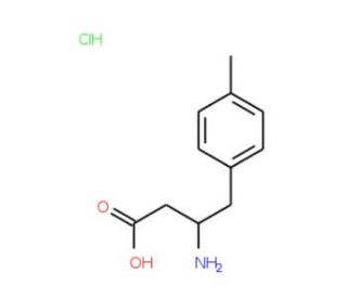 4-Methyl-D-beta-homophenylalanine hydrochloride (CAS 177839-85-9) - chemical structure image