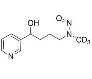 4-(Methyl-d3-nitrosamino)-1-(3-pyridyl)-1-butanol (CAS 1020719-61-2) - chemical structure image