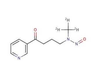 4-(Methyl-d3-nitrosamino)-1-(3-pyridyl)-1-butanone - chemical structure image