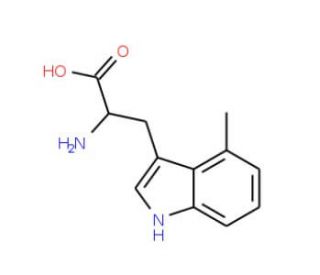 4-Methyl-DL-tryptophan (CAS 1954-45-6) - chemical structure image