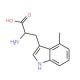 4-Methyl-DL-tryptophan (CAS 1954-45-6) - chemical structure image