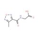 [(4-Methyl-furazan-3-carbonyl)-amino]-acetic acid (CAS 797806-70-3) - chemical structure image