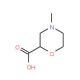 4-Methyl-morpholine-2-carboxylic acid (CAS 842949-48-8) - chemical structure image