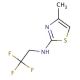 4-methyl-N-(2,2,2-trifluoroethyl)-1,3-thiazol-2-amine - chemical structure image