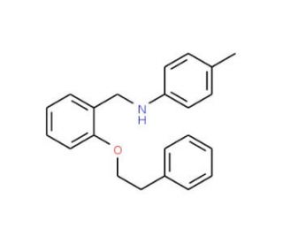 4-Methyl-N-[2-(phenethyloxy)benzyl]aniline - chemical structure image