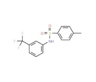 4-Methyl-N-[3-(trifluoromethyl)phenyl]benzenesulphonamide - chemical structure image