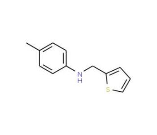 4-methyl-N-(thiophen-2-ylmethyl)aniline - chemical structure image