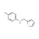 4-methyl-N-(thiophen-2-ylmethyl)aniline - chemical structure image