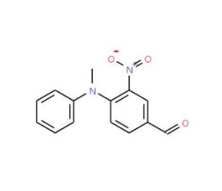 4-(Methyl-phenyl-amino)-3-nitro-benzaldehyde - chemical structure image