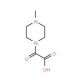 (4-Methyl-piperazin-1-yl)-oxo-acetic acid (CAS 717904-36-4) - chemical structure image