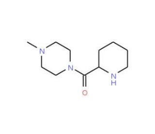 (4-Methyl-piperazin-1-yl)-piperidin-2-yl-methanone - chemical structure image