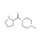 (4-Methyl-piperazin-1-yl)-(S)-pyrrolidin-2-yl-methanone (CAS 100158-68-7) - chemical structure image