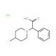 (4-Methyl-piperidin-1-yl)-phenyl-acetic acid hydrochloride - chemical structure image