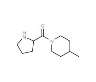 (4-Methyl-piperidin-1-yl)-pyrrolidin-2-yl-methanone - chemical structure image