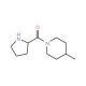 (4-Methyl-piperidin-1-yl)-pyrrolidin-2-yl-methanone - chemical structure image