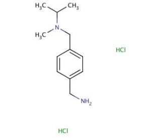 (4-{[methyl(propan-2-yl)amino]methyl}phenyl)methanamine dihydrochloride - chemical structure image