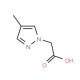 (4-Methyl-pyrazol-1-yl)-acetic acid - chemical structure image