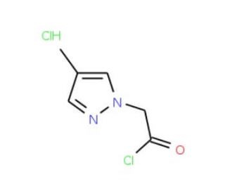 (4-Methyl-pyrazol-1-yl)-acetyl chloride hydrochloride - chemical structure image