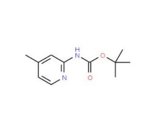 (4-Methyl-pyridin-2-yl)-carbamic acidtert-butyl ester (CAS 90101-20-5) - chemical structure image
