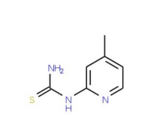 (4-Methyl-pyridin-2-yl)-thiourea (CAS 21242-21-7) - chemical structure image