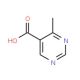 4-Methyl-pyrimidine-5-carboxylic acid (CAS 157335-92-7) - chemical structure image