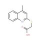 (4-Methyl-quinolin-2-ylsulfanyl)-acetic acid (CAS 17880-62-5) - chemical structure image