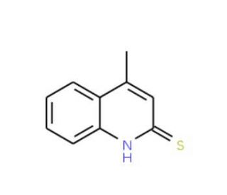 4-Methyl-quinoline-2-thiol (CAS 4437-65-4) - chemical structure image