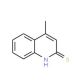 4-Methyl-quinoline-2-thiol (CAS 4437-65-4) - chemical structure image