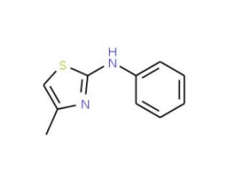(4-Methyl-thiazol-2-yl)-phenyl-amine (CAS 90916-46-4) - chemical structure image