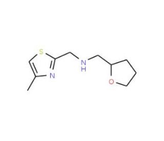 (4-Methyl-thiazol-2-ylmethyl)-(tetrahydro-furan-2-ylmethyl)-amine - chemical structure image