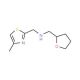 (4-Methyl-thiazol-2-ylmethyl)-(tetrahydro-furan-2-ylmethyl)-amine - chemical structure image